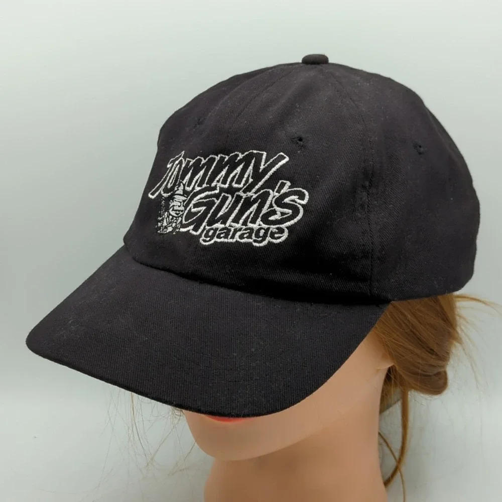 RARE Vintage Tommy Gun's Garage Chicago Dinner Theater Hat Cap Black KC